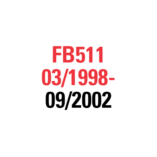 FB511 03/1998-09/2002